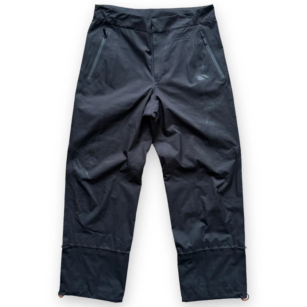 Ermenegildo Zegna Technical 3L Waterproof Trousers size Medium Black